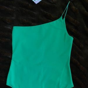 Aritzia contour one shoulder bodysuit